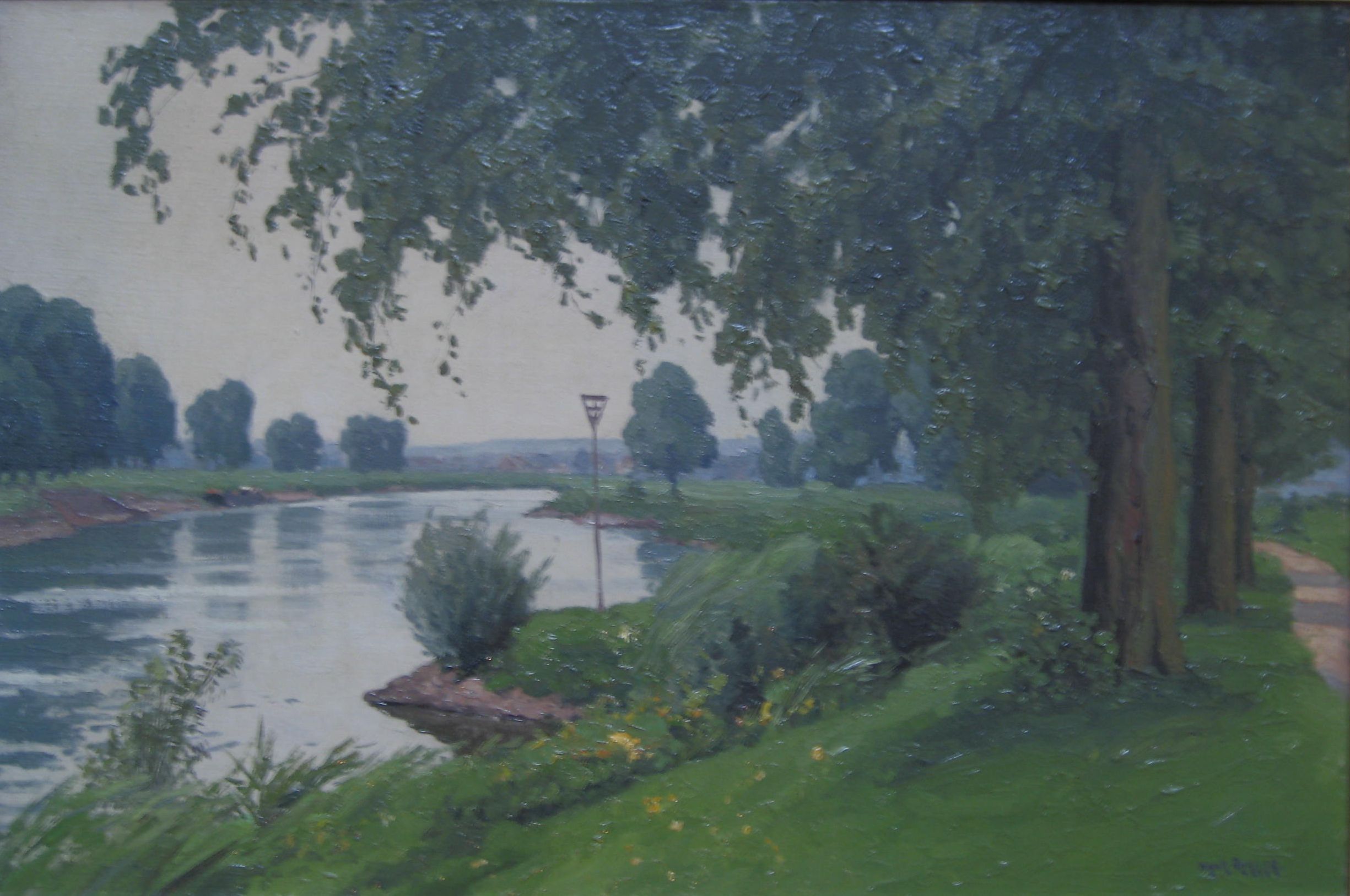 ”riviergezicht” ”schilderij